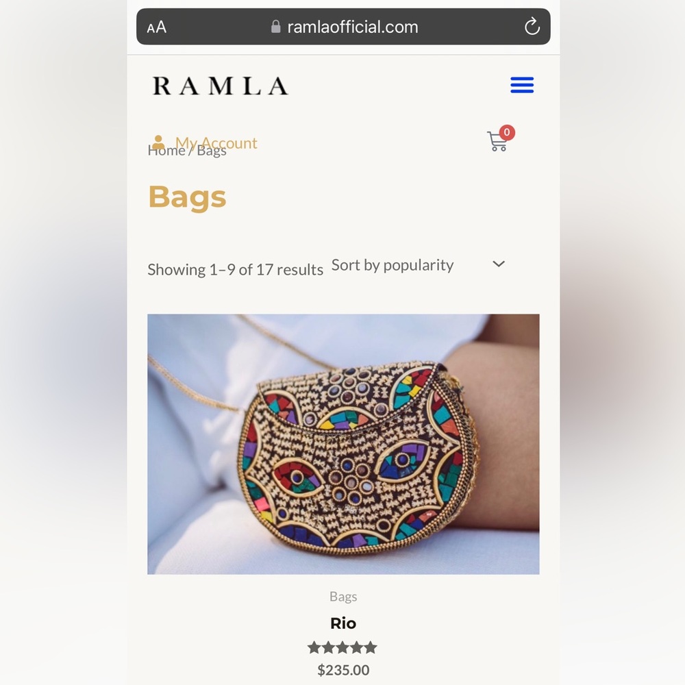RAMLA Rio Mosaic Bag - Picture 2 of 13